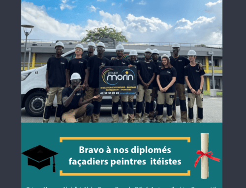 Félicitations à nos apprentis façadiers peintres itéistes