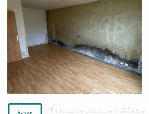 Peinture intérieure dans un appartement à Évreux (27)