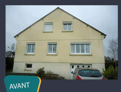 Chantier de ravalement à Sacquenville (27) pour le compte d’un particulier