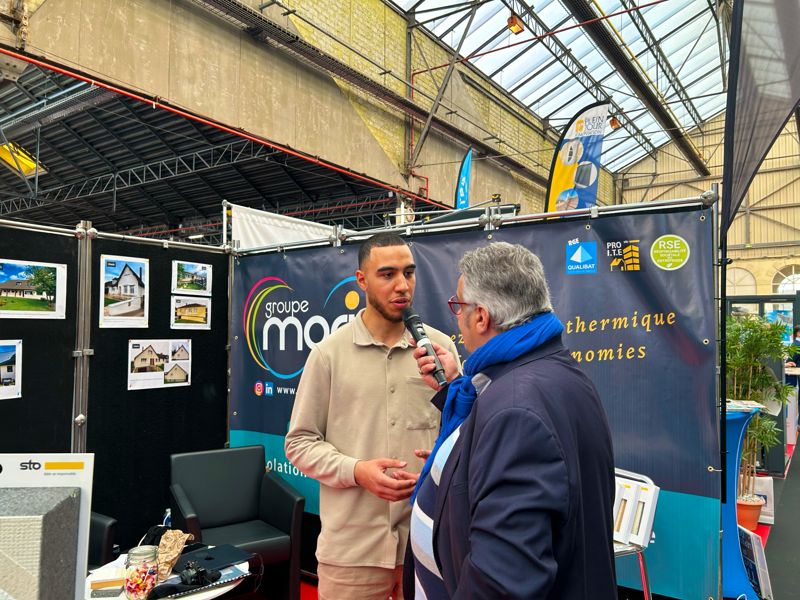 stand Groupe Morin isolation extérieure Évreux salon de l’habitat